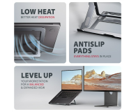 Axagon STND-LAG Podstawka do laptopów i tabletów 10-17,3' szara - 1485480 - zdjęcie 6